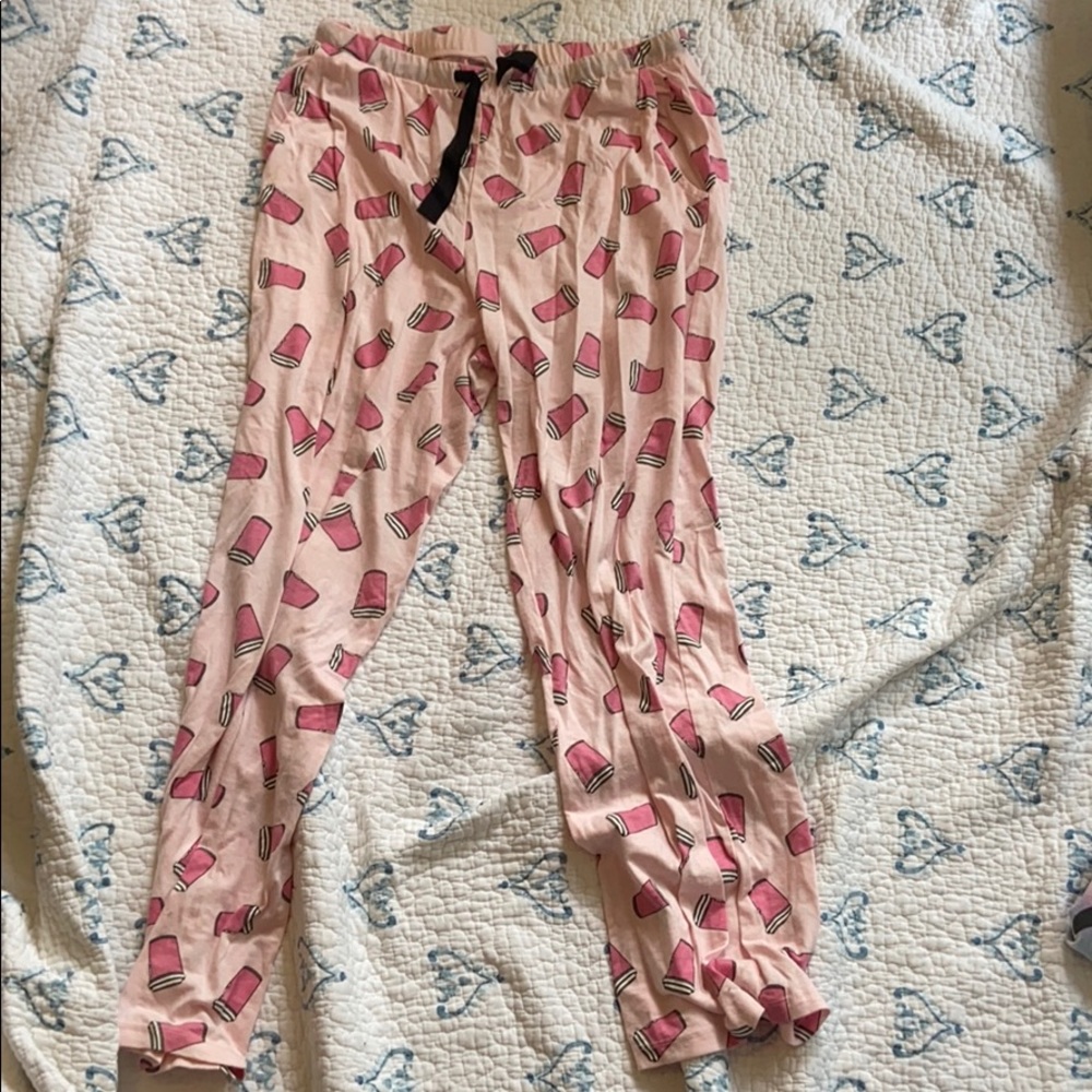 Coffee printed Forever21 pyjama pants
